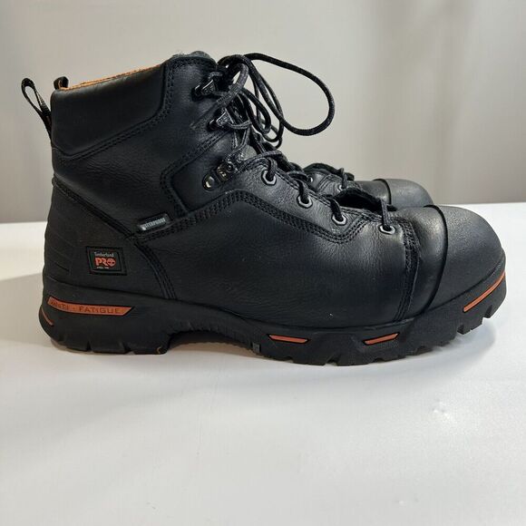 Timberland Pro ENDURANCE Waterproof Steel Toe Boots Mens 14M TB0 95567 001 - Picture 3 of 7